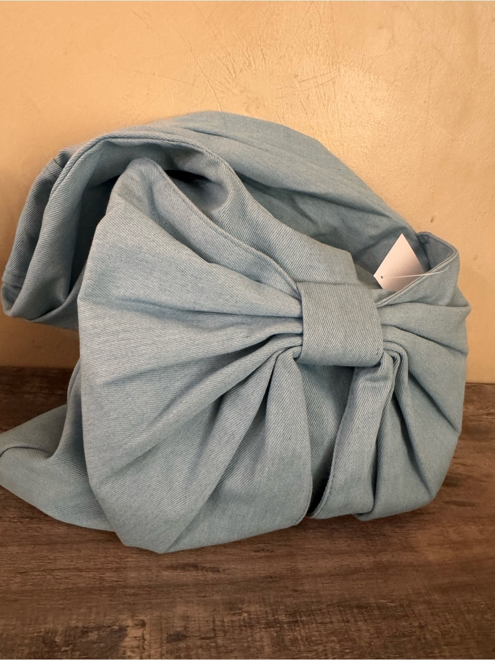 Light Blue Bow Knot Shoulder Bag